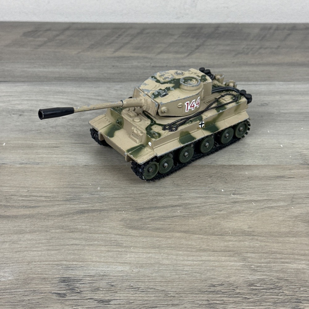 Vintage 1973 Corgi Toys Tiger 1 German Heavy Tank No 144 Antenna Metal Hong Kong